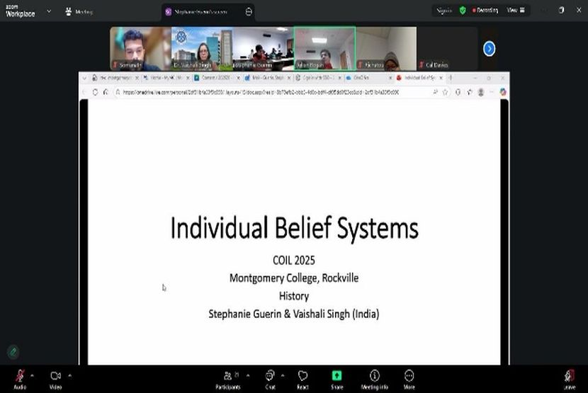 Virtual Collaboration with Montgomery College, USA
